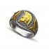 Spartan Warrior Silver Chevalier Ring ~ Dimitrios Exclusive D099
