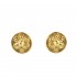 18K Solid Gold Rosette Small Stud Earrings ~ Savati 364