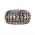 Gerochristo 2278 ~ Solid Gold & Silver - Medieval-Byzantine Granulated Ring
