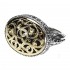 Gerochristo 2397~ Solid Gold & Silver Medieval Byzantine Ring