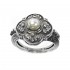 Gerochristo 2759 ~ Sterling Silver & Pearl - Medieval-Byzantine Ring