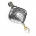 Gerochristo 3307 ~ Gold, Silver, Topaz & Pearl Drop Medieval-Byzantine Pendant