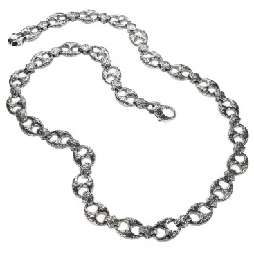 Gerochristo 3348 ~ Sterling Silver Medieval Byzantine Necklace