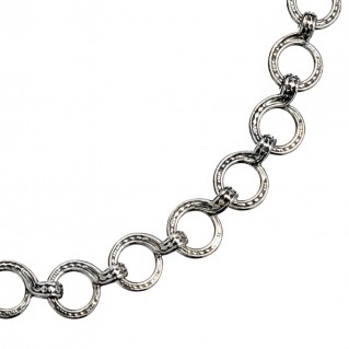 Gerochristo 4050N ~ Sterling Silver Medieval-Byzantine Chain Necklace