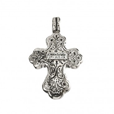 Gerochristo 5313N ~ Sterling Silver Medieval-Byzantine Cross Pendant