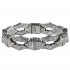 Gerochristo 6225N ~ Sterling Silver Men's Link Bracelet - Minotaur Sharp