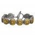 Gerochristo P6298N ~ Sterling Silver Medieval-Byzantine Link Bracelet