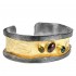 Polemis L36B ~ Sterling Silver and Tourmaline Cuff Bracelet