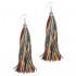 The Fringes ~ Sterling Silver & Rayon Earrings - The Gypsy Princess