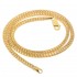 14K Solid Yellow Gold Round Mesh Chain 3.5 mm - Hollow