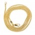 14K Solid Yellow Gold Round Wheat Chain 1.6 mm - Solid
