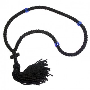 100 Knots Prayer Rope ~ Komboskini ~ Chotki - Black