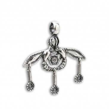 Minoan Malia Bees ~ Sterling Silver Pendant - S