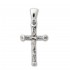 Sterling Silver Rugged Cross Pendant