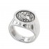 Alexander the Great ~ Sterling silver chevalier coin ring