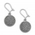 Minoan Phaistos Disk ~ Sterling Silver Pierced Earrings