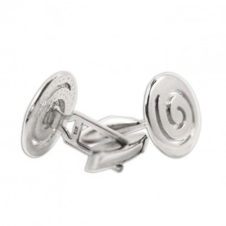 Spiral ~ Sterling Silver Cufflinks