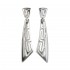 Meander-Greek Key ~ Sterling Silver Pierced Earrings