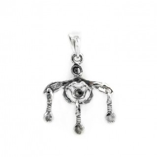 Minoan Malia Bees ~ Sterling Silver Pendant-Charm - XS