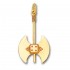 Minoan Double Axe - 14K Solid Gold Pendant C/Large