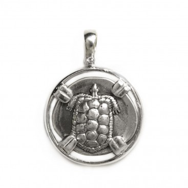 Aegina Turtle ~ Ancient Greek Stater Coin ~ Silver Coin Pendant