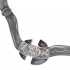 Savati 233 - Sterling Silver & Larimar Byzantine Multi Chain Necklace