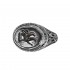 Gerochristo 2560N ~ Sterling Silver and Bronze Griffin Signet Ring
