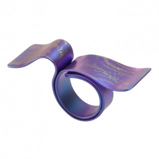 Giampouras 50641 ~ Anodized Colored Titanium Wrap Ring