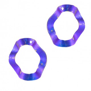 Giampouras 5028 - Anodized Colored Titanium Large Earrings