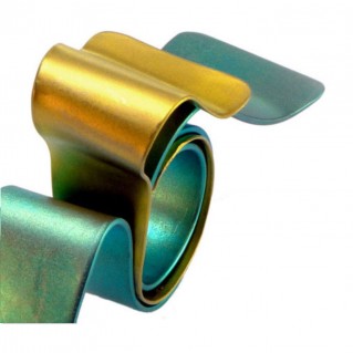 Giampouras 50642 ~ Anodized Colored Titanium Wrap Ring