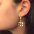 Minoan Cretan Malia Bees ~ 18K Solid Yellow Gold Earrings