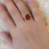 Solid Gold Intaglio Seal Stone Carnelian Ring with Carved Pegasus ~ Savati 285