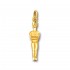 Cycladic Male Idol Figurine ~14K Solid Gold Pendant - L