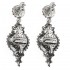 Gerochristo 1545N ~ Sterling Silver Medieval-Byzantine Ornate Dangle Earrings