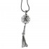 Sterling Silver Byzantine Fringed Ball Necklace ~ Savati 303